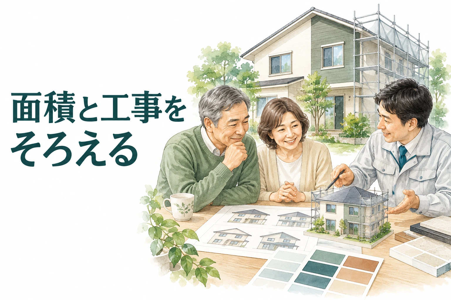 外壁塗装 費用：面積と工事をそろえる
