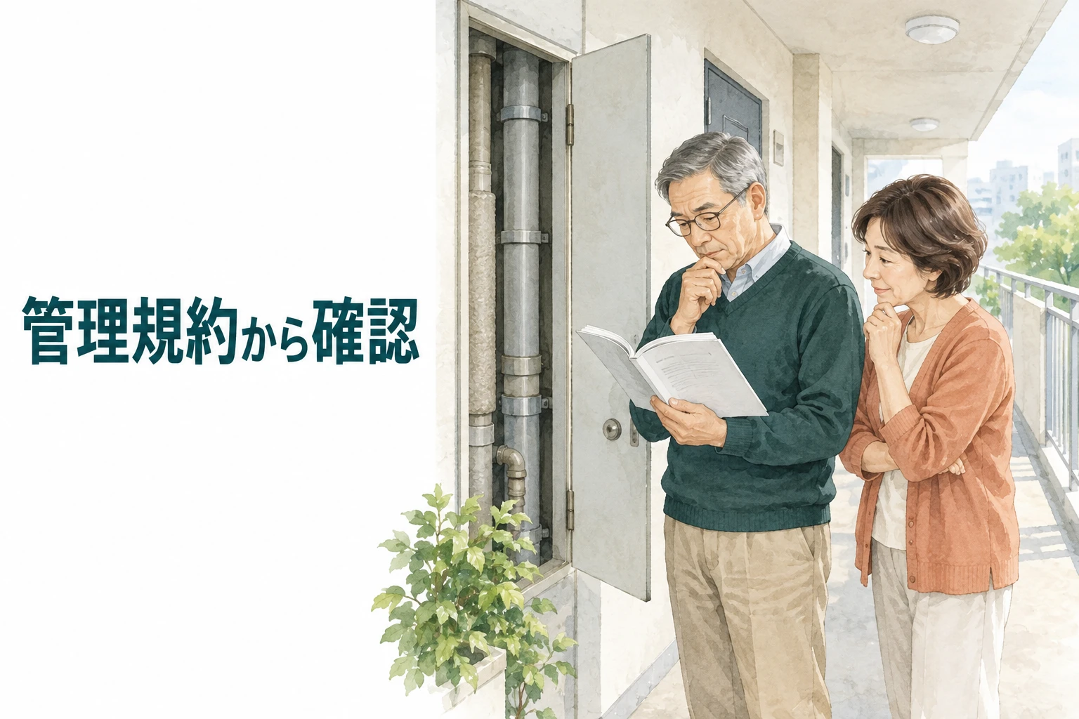 給湯器 交換 マンション：管理規約から確認
