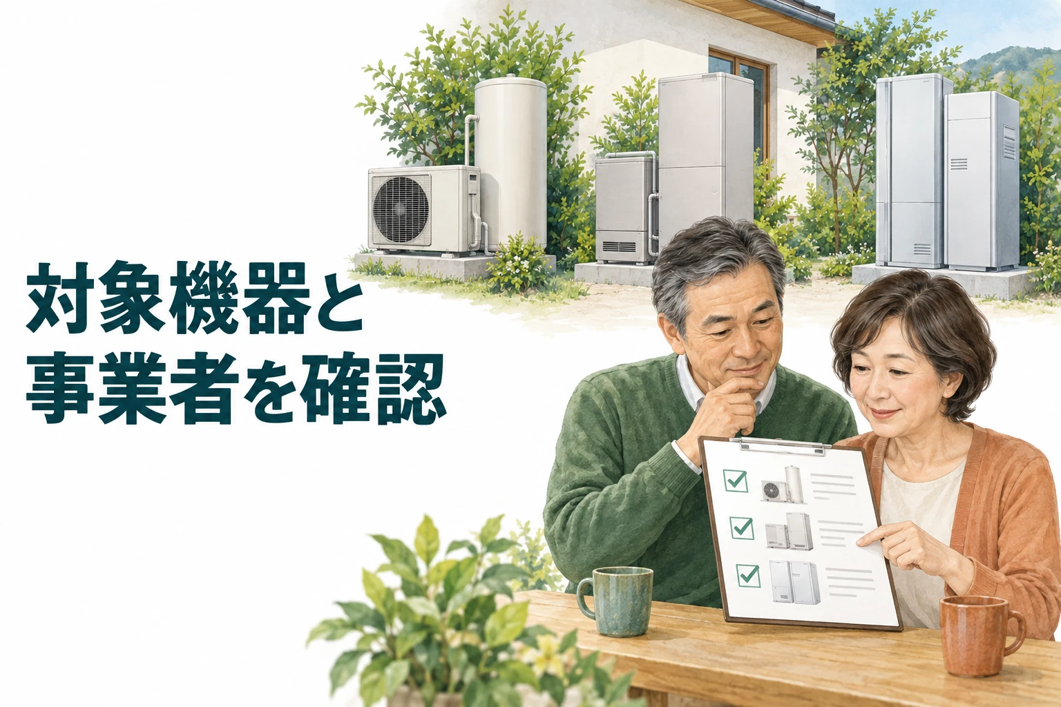 給湯省エネ2026事業：対象機器と事業者を確認